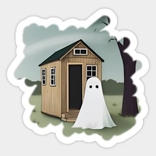 Garden Ghost Sticker